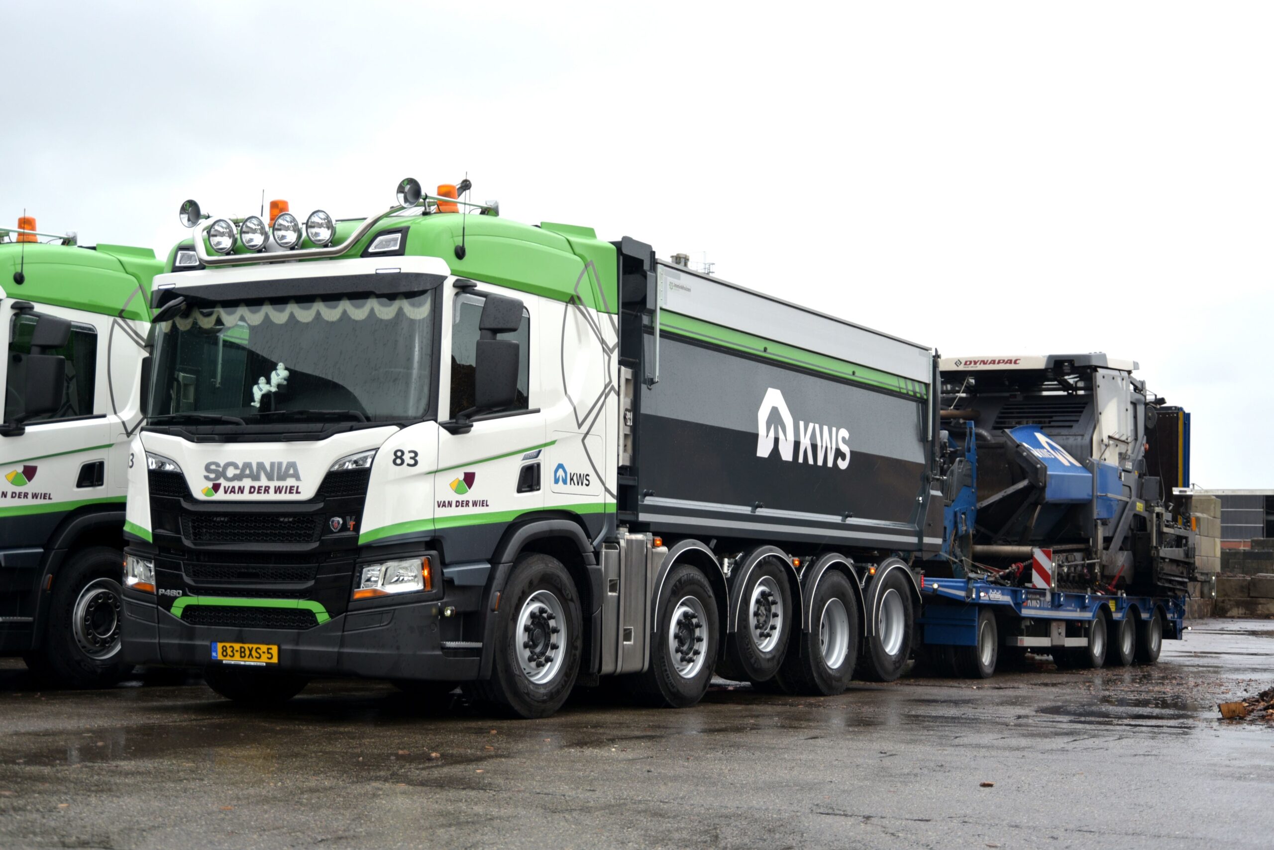 SCANIA QUADRO vd Wiel voor Dieplader gw